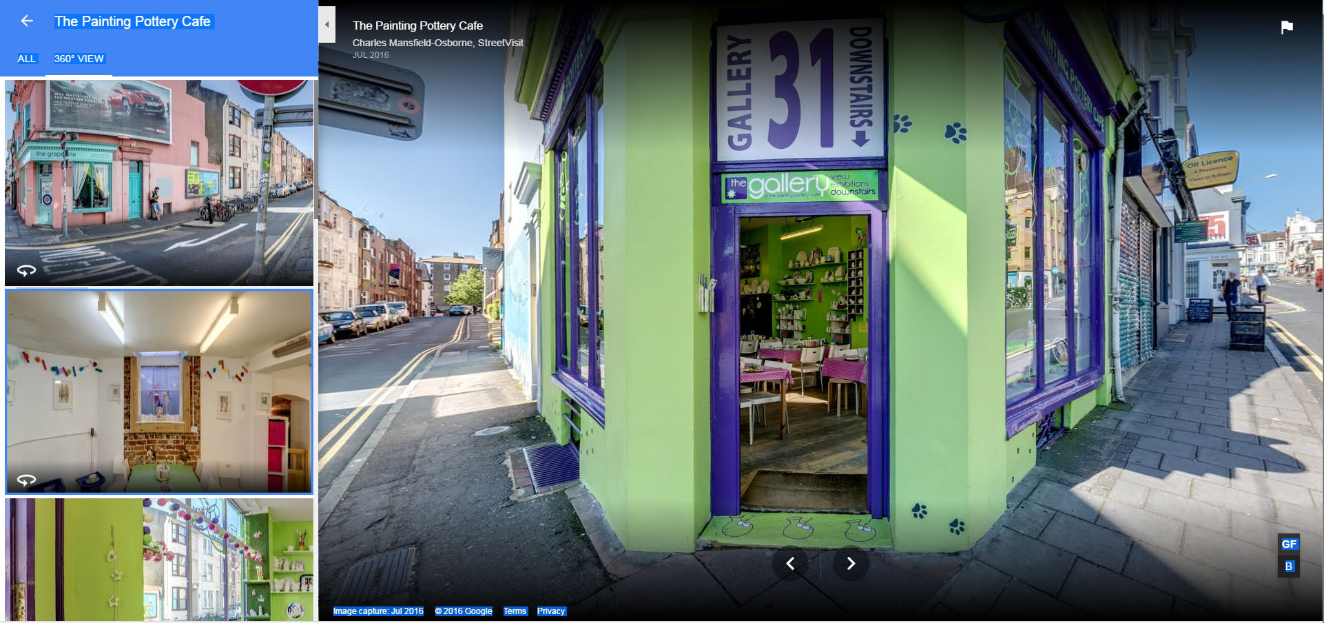 google street view tour virtual